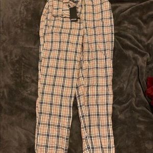 High-Waisted Tapered Pants